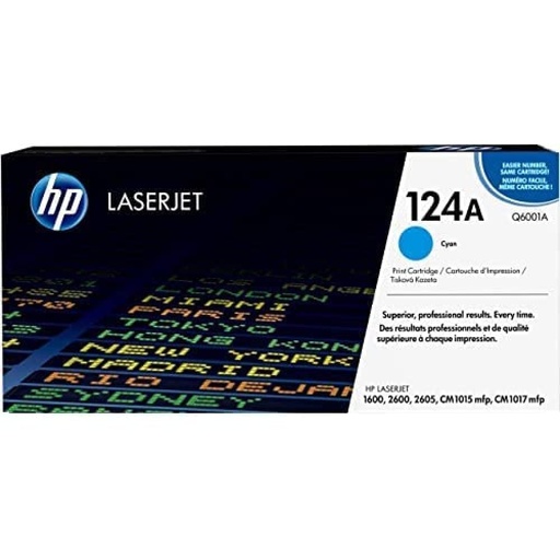 [1300513] HP 124A Laserjet Toner Cyan (Q6001A)