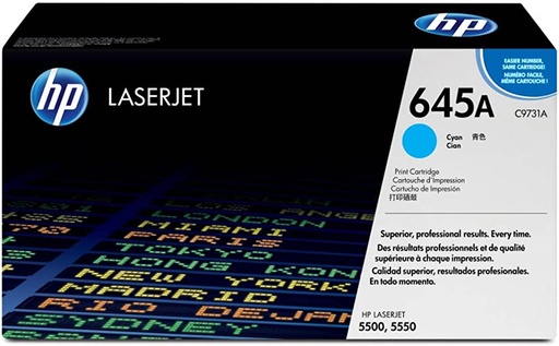 [1300556] HP 645A Laserjet Toner Cyan (C9731A)