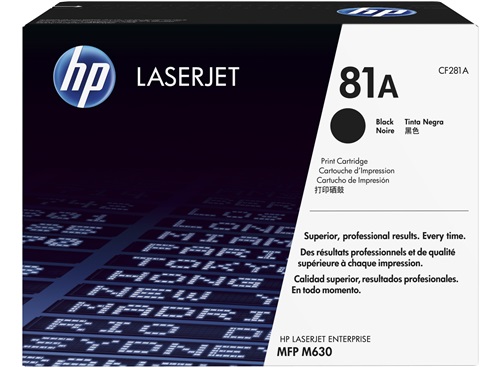 [1300749] HP 81A Laserjet Toner Black (CF281A)