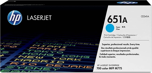 [1300754] HP 651A CYAN Laserjet Toner CE341A (S)