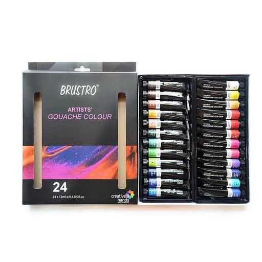 [0240256] Artists' Gouache Colour Set 24x12ml