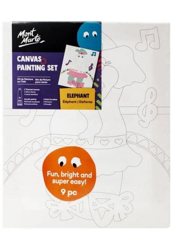 [0000018] Kids Paint Me set 10pc - Elephant