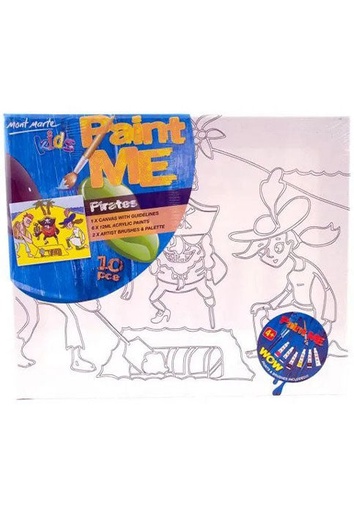 [0000020] Kids Paint Me Set 10pc - Pirates