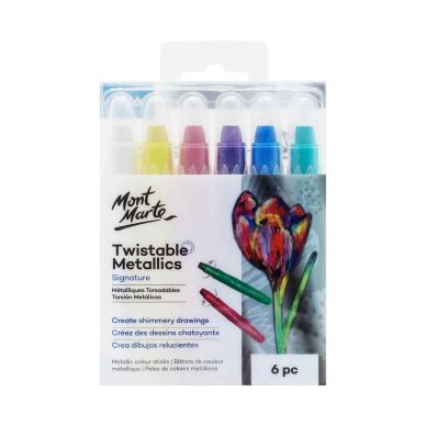 [0000028] Kids Spin and Twistable Crayons 6 pcs