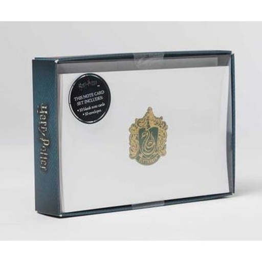 [1170009] Harry Potter: Slytherin Foil Note Cards 
