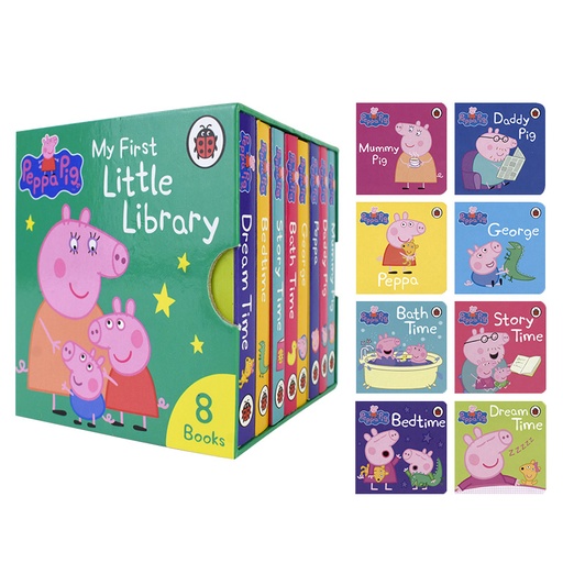 [1080043] Peppa Pig My First Little Library 8 book Collection