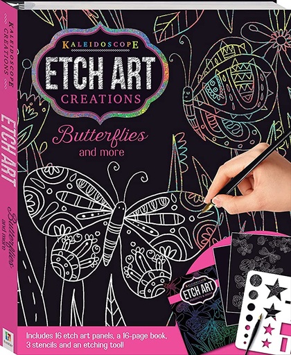 [1185108] Kaleidoscope Creations Etch Art Butterfly
