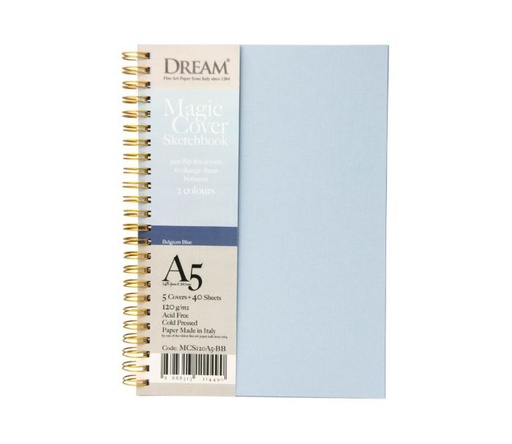 [0560008] DREAM MAGIC COVER SKETCHBOOK-BELGIUM BLUE