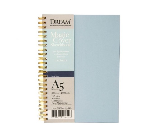 [0560024] DREAM MAGIC COVER SKETCHBOOK-OCEAN BLUE