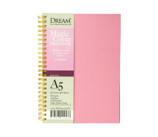 [0560028] DREAM MAGIC COVER SKETCHBOOK-PERFECT PLUM