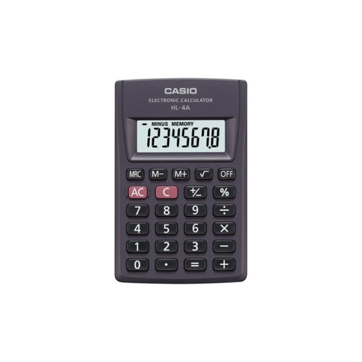 [0600019] Calculator Casio Portable HL-4A