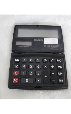 [0600030] Calculator Casio Portable SX-100