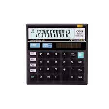 [0600042] Electric Calculator 39231 Black