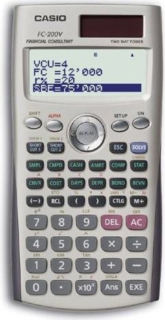 [0600048] Financial Calculator FC-200V