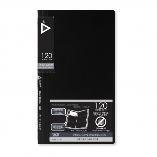 [0100002] Kck Play U/ Matt Namecard Book-  Black