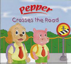 [1174876] Pepper Crosses The Road