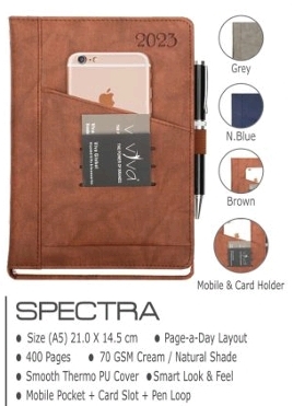 [0460262] Dated Diary A5 - Spectra