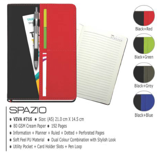 [0460303] Notebook A5 - Spazio