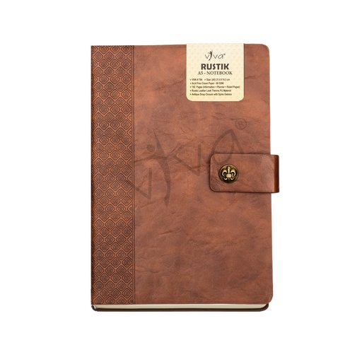 [0460306] Notebook A5 - Rustik
