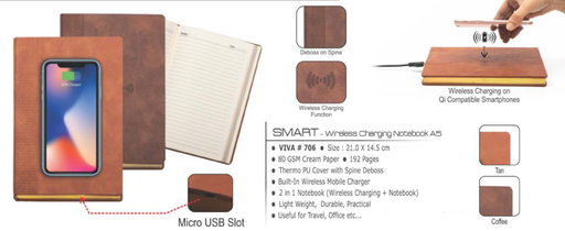[0460316] Notebook A5 Tech - Smart