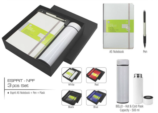 [0460325] Gift Set - Esprit - Notebook + Pen + Flask