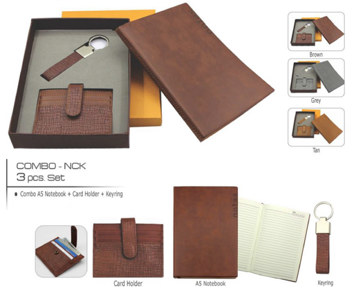 [0460328] Gift Set - Combo - Notebook + Card Holder + Key Chain