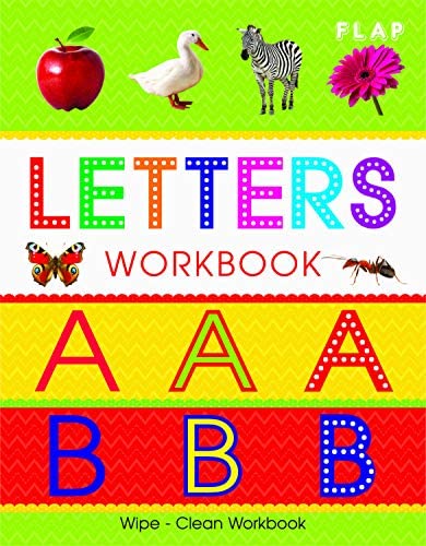 [0604399] Flap-Wipe N Clean Books Letters