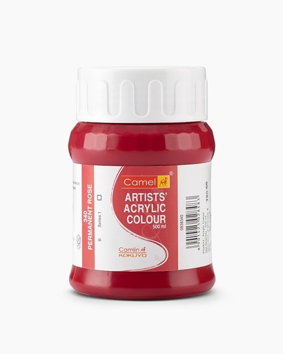 [0261202] Artist Acrylic Colours 500 ML Permanent Rose