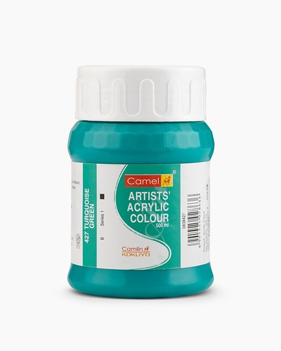 [0261205] Artist Acrylic Colours 500 ML Turquoise Green