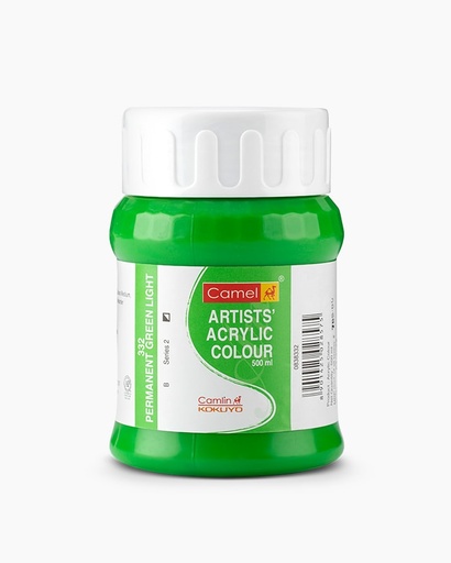 [0261206] Artist Acrylic Colours 500 ML-Permanent Green Light