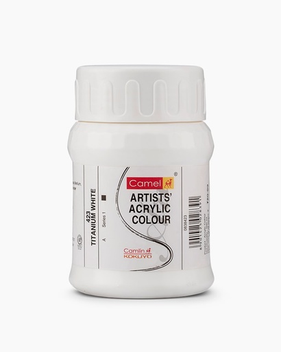 [0261211] Artist Acrylic Colours 500 ML-Titanium White