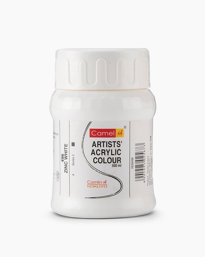 [0261212] Artist Acrylic Colours 500 ML-Zinc White