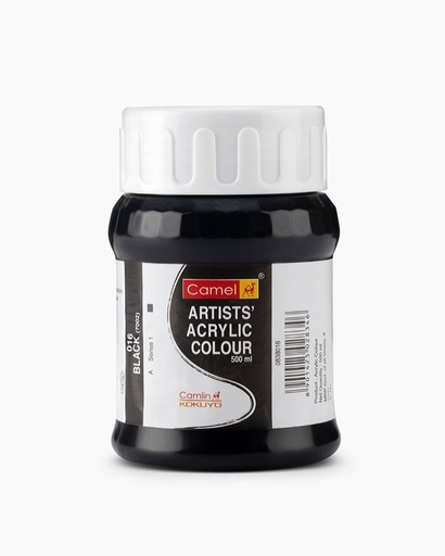 [0261213] Artist Acrylic Colours 500 ML-Black