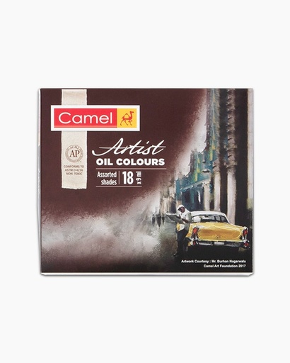 [0261232] Artist Oil Colours 18 Shades 9ml