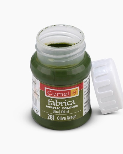 [0261256] Fabrica Acrylic Colour Ultra Olive Green 100ml