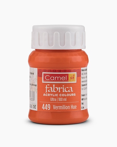 [0261267] Fabrica Acrylic Colour Ultra Vermilion Hue100ml
