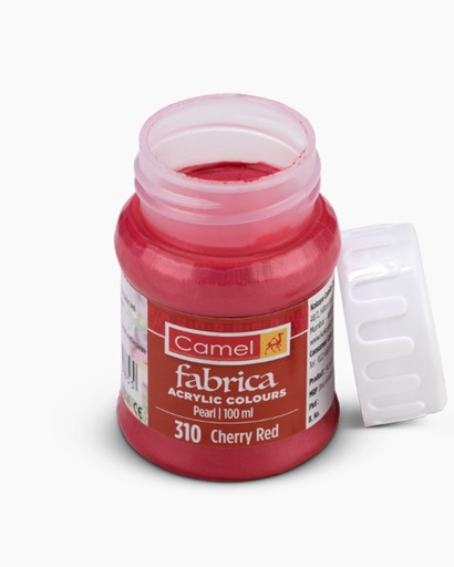 [0261272] Fabrica Acrylic Colour Pearl Cherry Red 100ml
