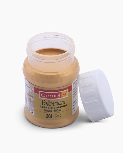 [0261297] Fabrica Acrylic Colour Metallic Gold 500ml