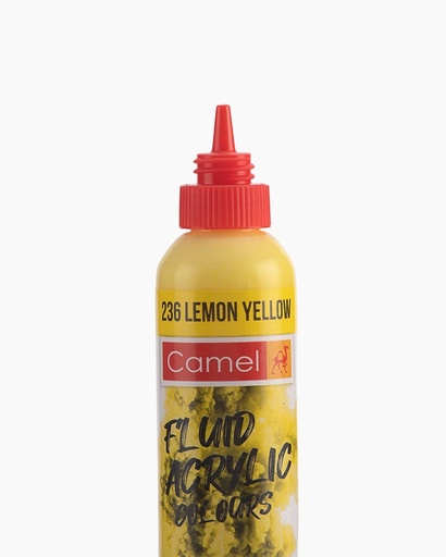 [0261304] Fluid Acrylic Colour Lemon Yellow 50ml