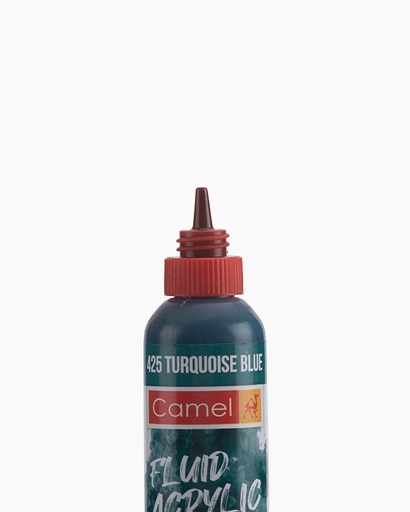 [0261312] Fluid Acrylic Colour Turquoise Blue 50ml