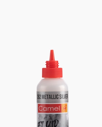 [0261314] Fluid Acrylic Colour Metallic Silver 50ml