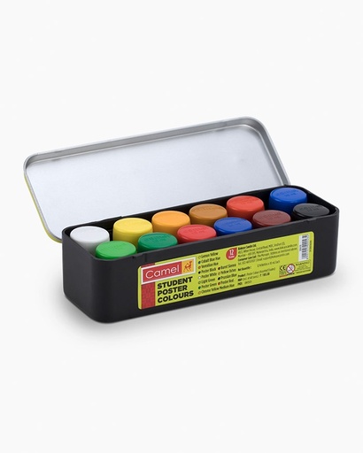 [0261317] Student Poster Colour 12 Colours 10ml