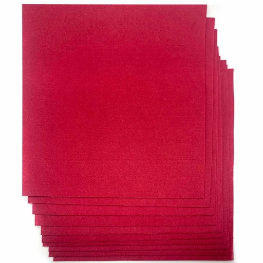 [0150664] Felt paper 1mm Thickness A4 Red 16