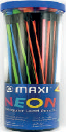 [0230681] Maxi neon tri graphite pencil with RT