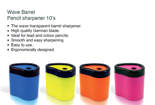 [0230686] Maxi wave sharpener fluorescent barrel single hole