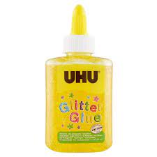 [0230914] Glitter Glue bottle - Yellow 88ml