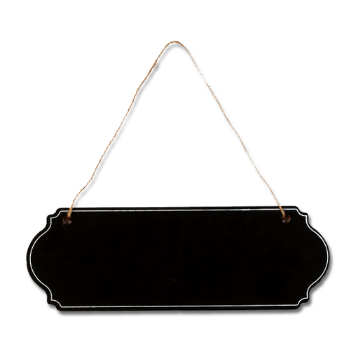 [1185163] Hanging Chalkboard - Rectangular Classic 5.5mm -  H 8.7 x L 25.3cm