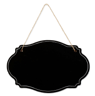 [1185164] Hanging Chalkboard - Vintage Beauty 5.5mm - H16 x L25.5cm