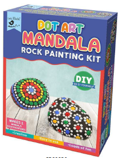 [1185196] DIY Dot Art Mandala Rock Paintintg Kit