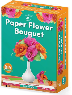 [1185205] DIY Learn Paper Flower Bouquet Making kit
